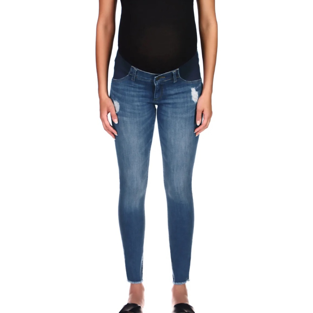 DL1961 Emma Skinny Maternity Instasculpt, Indigo, Size 26